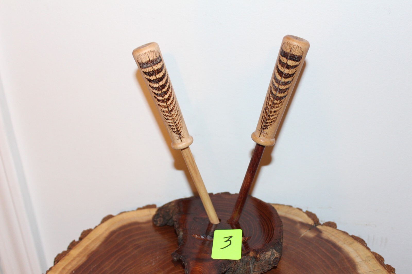 Custom Made Maple Top Turkey Round Tip Pot Strikers