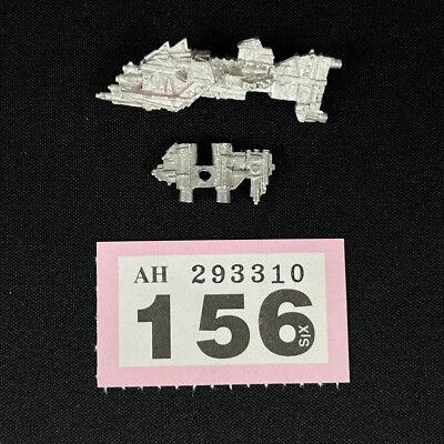 ORK Savage Gunship Battlefleet Gothic Warhammer 40K Metall Games Workshop