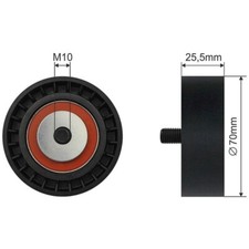 NTY Spannrolle Keilrippenriemen für BMW 3er Cabriolet E46 320 Ci 325 E36 320i