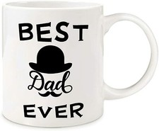 Fathers Day Mug Gifts for Dad Grandpa,Dad Gifts from Daughter Son, Funny Ceramic