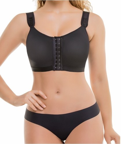 CYSM 440 Brasier Soporte Front Closure Bust Support Bra Nude S - Picture 6 of 9