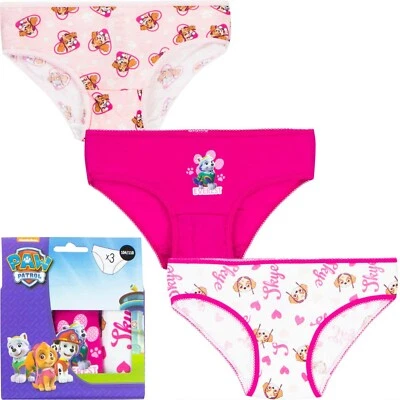 Kinder Unterhose Slip PAW PATROL 3er SET Gr.92/98 104/110/116/122 Skye Mädchen