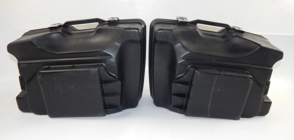 SMALL KRAUSER RH LH SIDE HARD LUGGAGE CASE TRUNK BLACK BMW DUCATI GUZZI BENELLI - Image 3 of 4