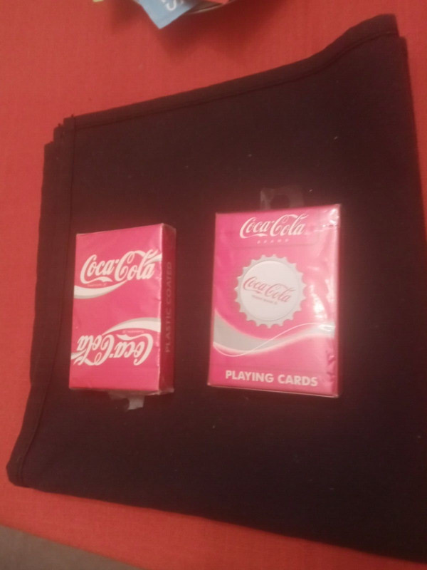 COCA COLA PLAYING CARDS PACK OF 2 / NEW IN SHRINK WRAP