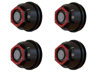 Valcrum Aluminum Oil Cap 3.75'' Threaded 9K-16K AL-KO & Rockwell Axles 4-Pack!