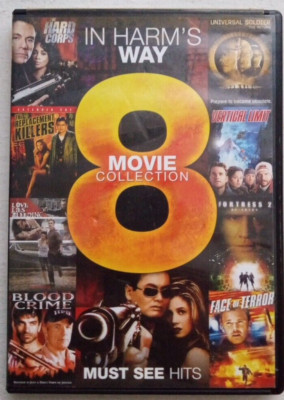 In Harms Way, Eight Movie Collection DVD, Two Disc Set, See Pics Or Description