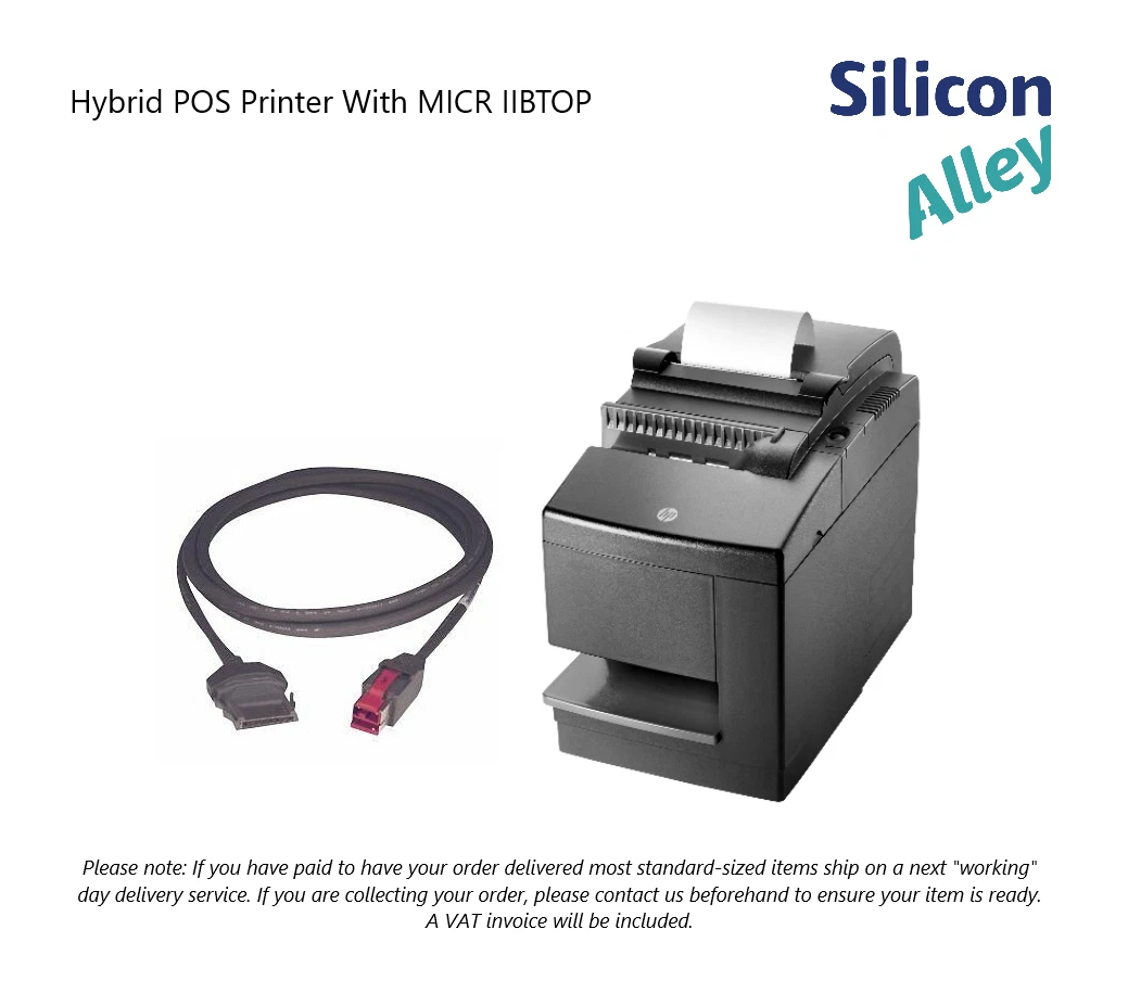 HYBRID POS Point of Sale Printer Thermal W MICR IIBTOP X3D36AA Open but Unused
