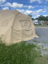 New Drash shelter end cap. For US Army M series tents or custom portable shelter