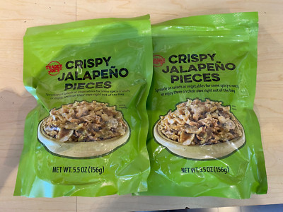 Trader Joe's 5.5 oz CRISPY JALAPENO PIECES Spicy Snack Salad Topper