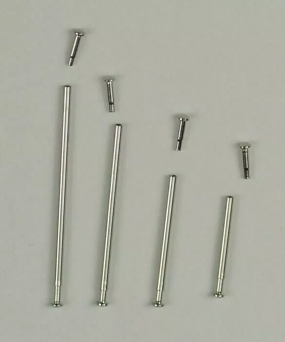 Tube friction pin pins clasps straps bracelets rivet ends 10mm