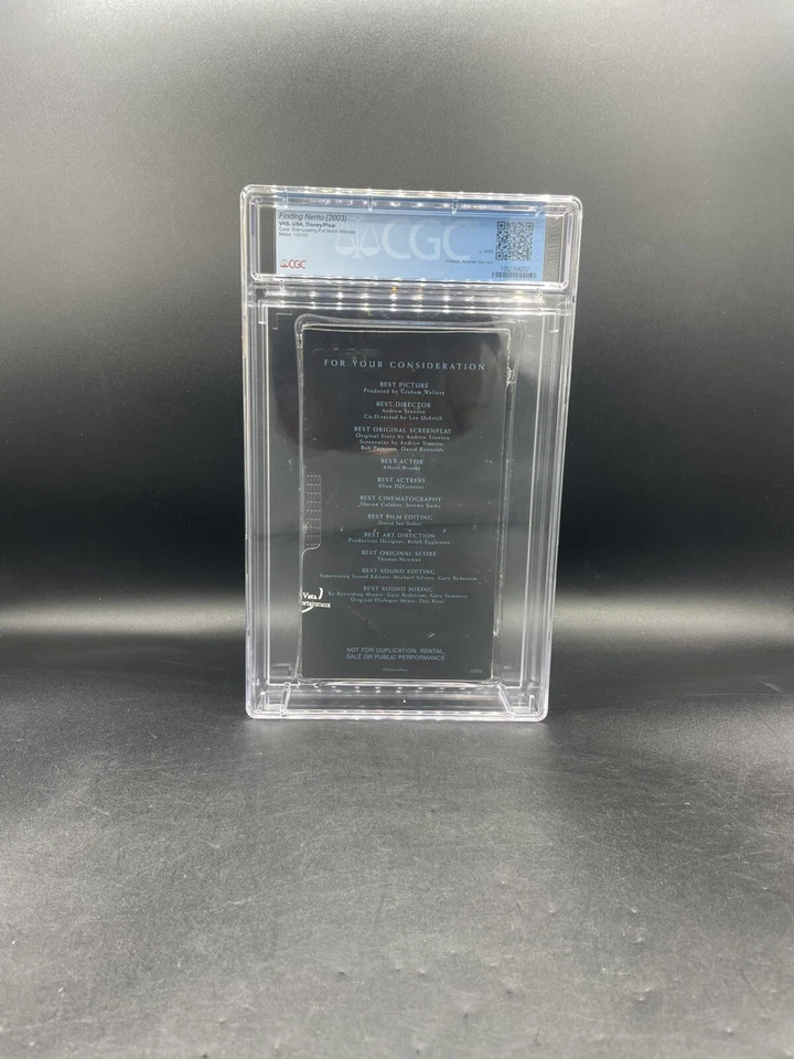 PROMO SCREENER CGC 9.4 A+ Finding Nemo VHS Movie Disney Sealed Graded - Image 2 of 2