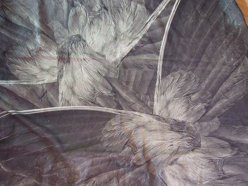 Designer Kristian Aadnevik Riccovero Dove Wings scarf schal 70% Cotton 30% Silk - 第 1/12 張圖片