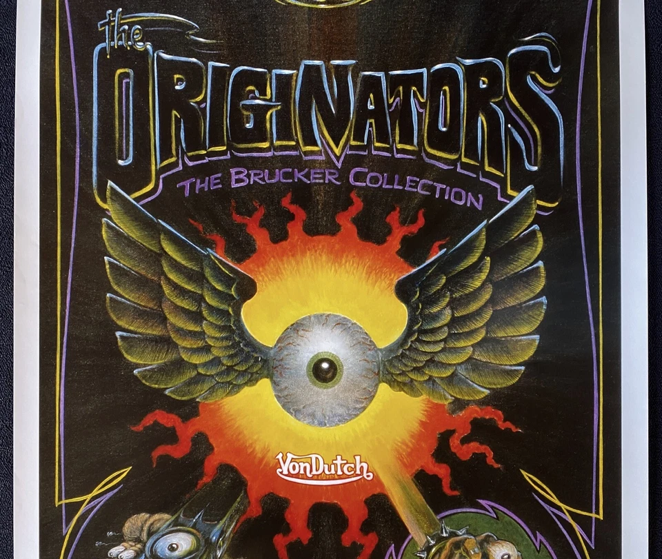2006 Originators Brucker Collection Auction Poster Von Dutch Big Daddy Roth - Image 2 of 4