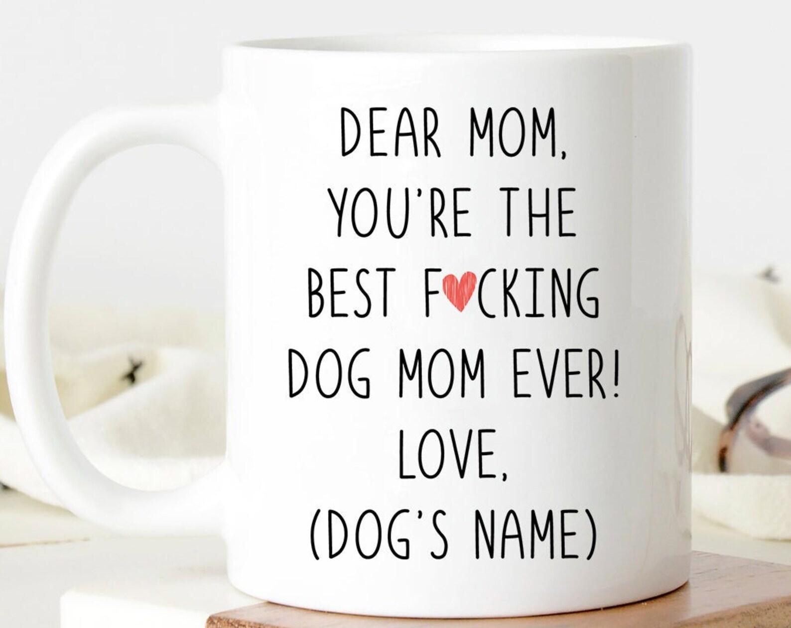 Funny Mother's Day Dog Mom Mug Personalized Mother's Day Gift Custom Dog Mom