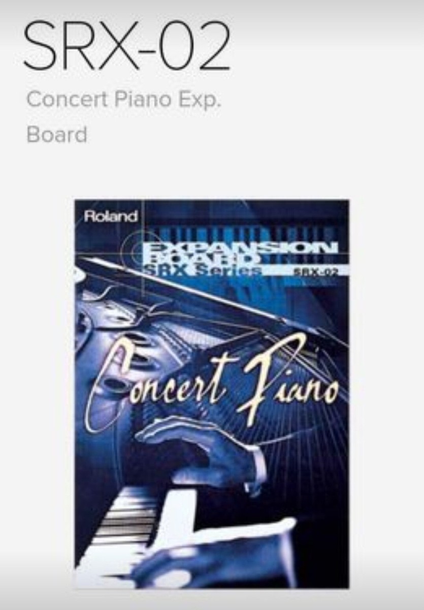 Roland SRX-02 Wave Expansion Boards Concert Piano 音源ボード