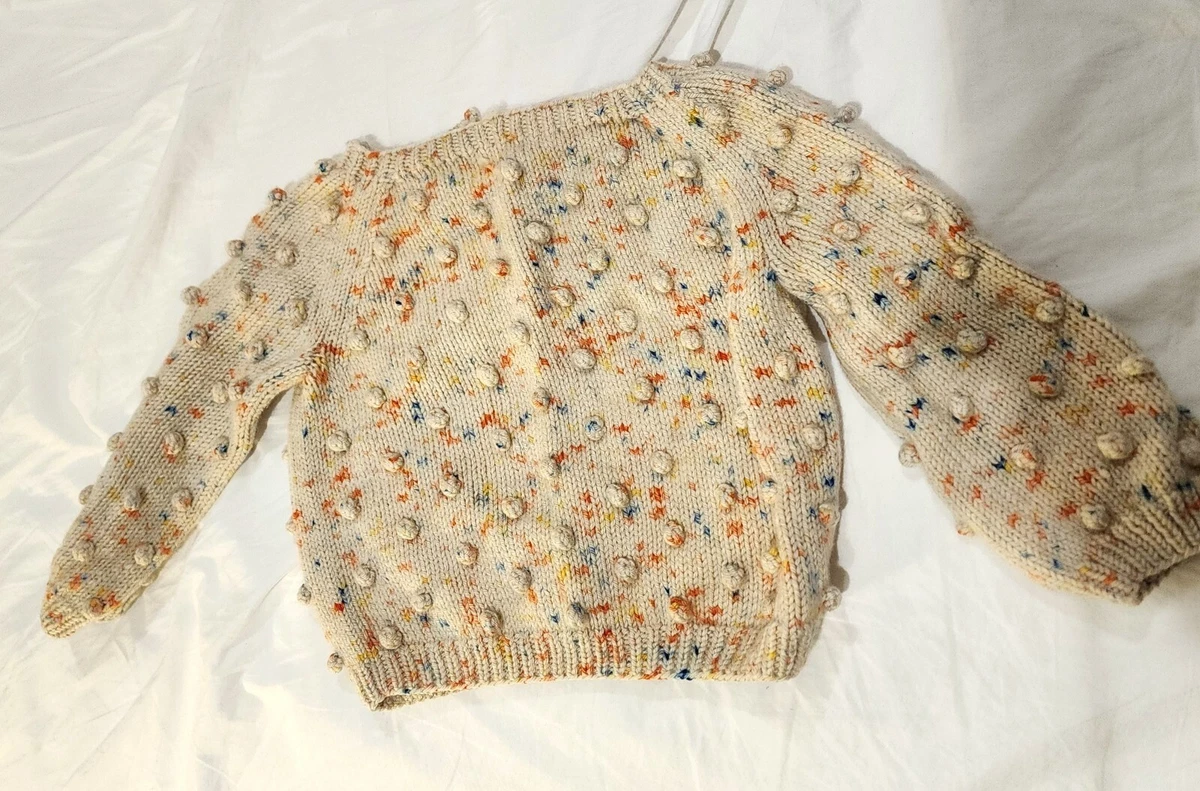 misha&puff popcorn sweater 18-24m