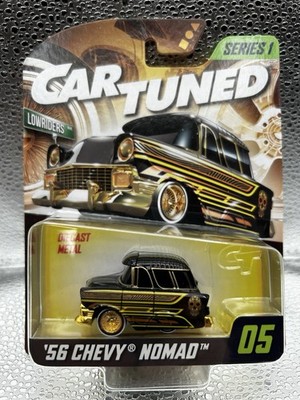 Car Tuned Diecast  56 Chevy Nomad (LOWRIDER) (ADJUSTABLE SUSPENSION) Series 1