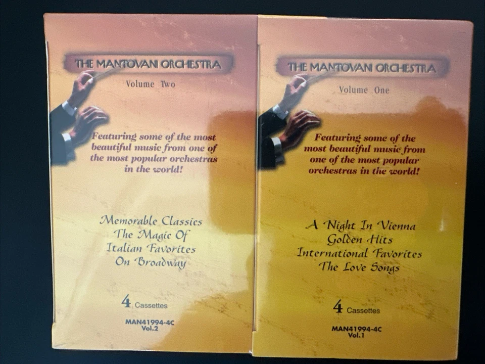 MANTOVANI ORCHESTRA: 4-Cassette Box Set Vol. 2 Easy Listening NEW - Image 4 of 4