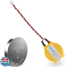 LeFix Replacement CMOS Battery for DELL Latitude D620 D630 D810 D830 E6420 E6