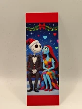 Stitched Hearts Under Winter Stars Bookmark