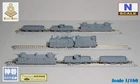 1/160 (N-Scale) WWII Russian BP-35 Armored Train resin kit (motor not included)