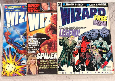 Wizard Comics #26  Oct 1991,  #31 Mar 1994  & #169 Nov 2005 Wizard Press Mag Lot