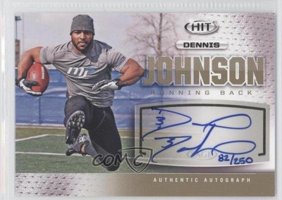 2013 SAGE Hit Gold 82/250 Dennis Johnson #A33 Rookie Auto RC 0f8
