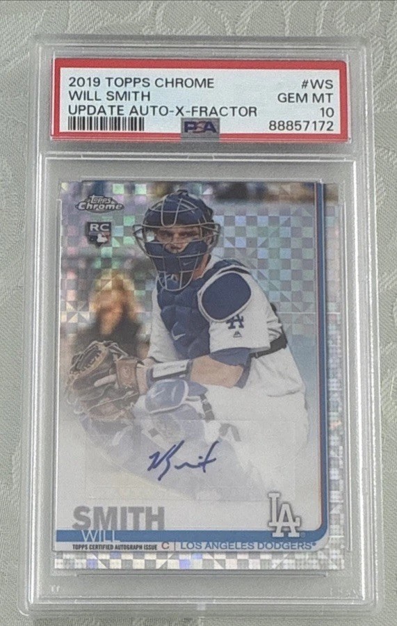 2019 Topps Chrome Update WILL SMITH #WS Xfractor RC Auto /125 PSA 10 Gem