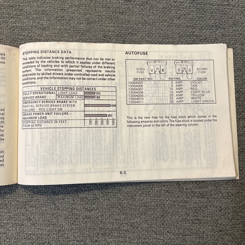 1984 Buick LeSabre Owners Manual - Original - Picture 13 of 15