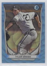 2014 Bowman Prospects Chrome Blue Wave Refractor Tyler Danish #BCP54 0m9q