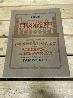 Old Staffordshire Document 1926 G Skey Co Wilnecote Tamworth Stoneware Pottery