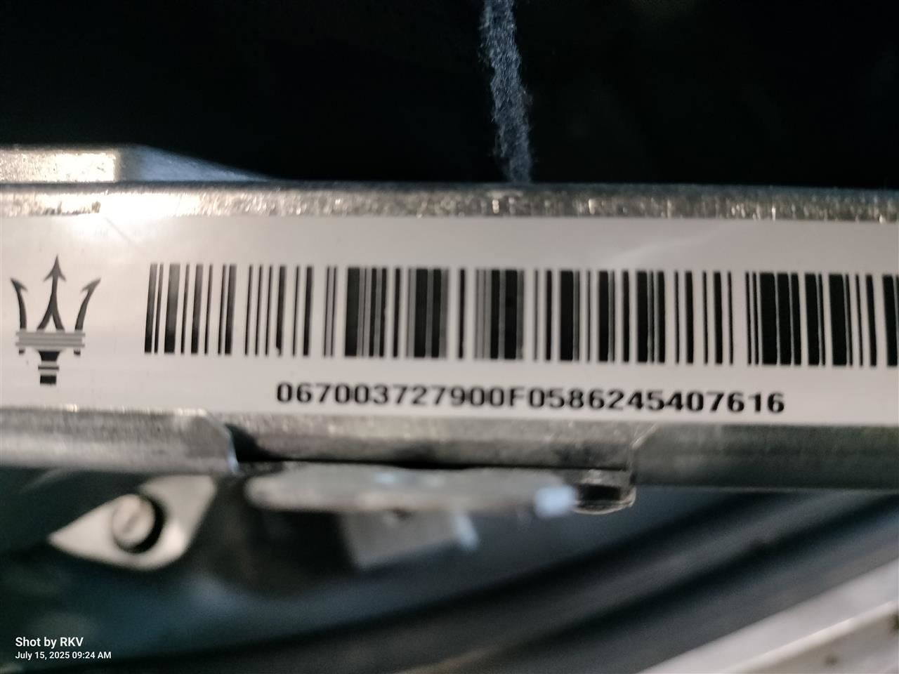 RIGHT REAR SHOCK ABSORBER OEM 2016 MASERATI GHIBLI