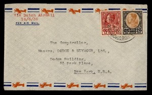 DR WHO THAILAND AIRMAIL BANGKOK TO USA R90155