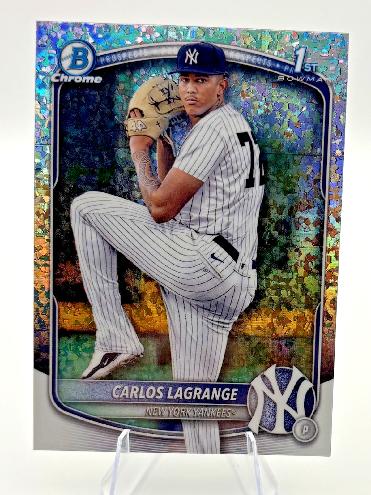 2025 Bowman Chrome - Prospects Carlos Lagrange #BCP-202 Shimmer Refractor (RC)