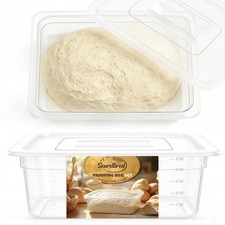 Dough Proofing Container, 5Qt Large Capacity Holds Up to 6.6Lb of Dough, BPA-...