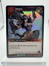 World of Warcraft TCG Throne Foil Hero Joleera