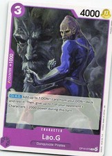 Lao.G OP14-075 ONE PIECE Card Game 500 Years in the Future Common NM One Piec...