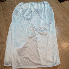 Vassarette Vintage White Lace Trim Half Slip Skirt Midi Length L