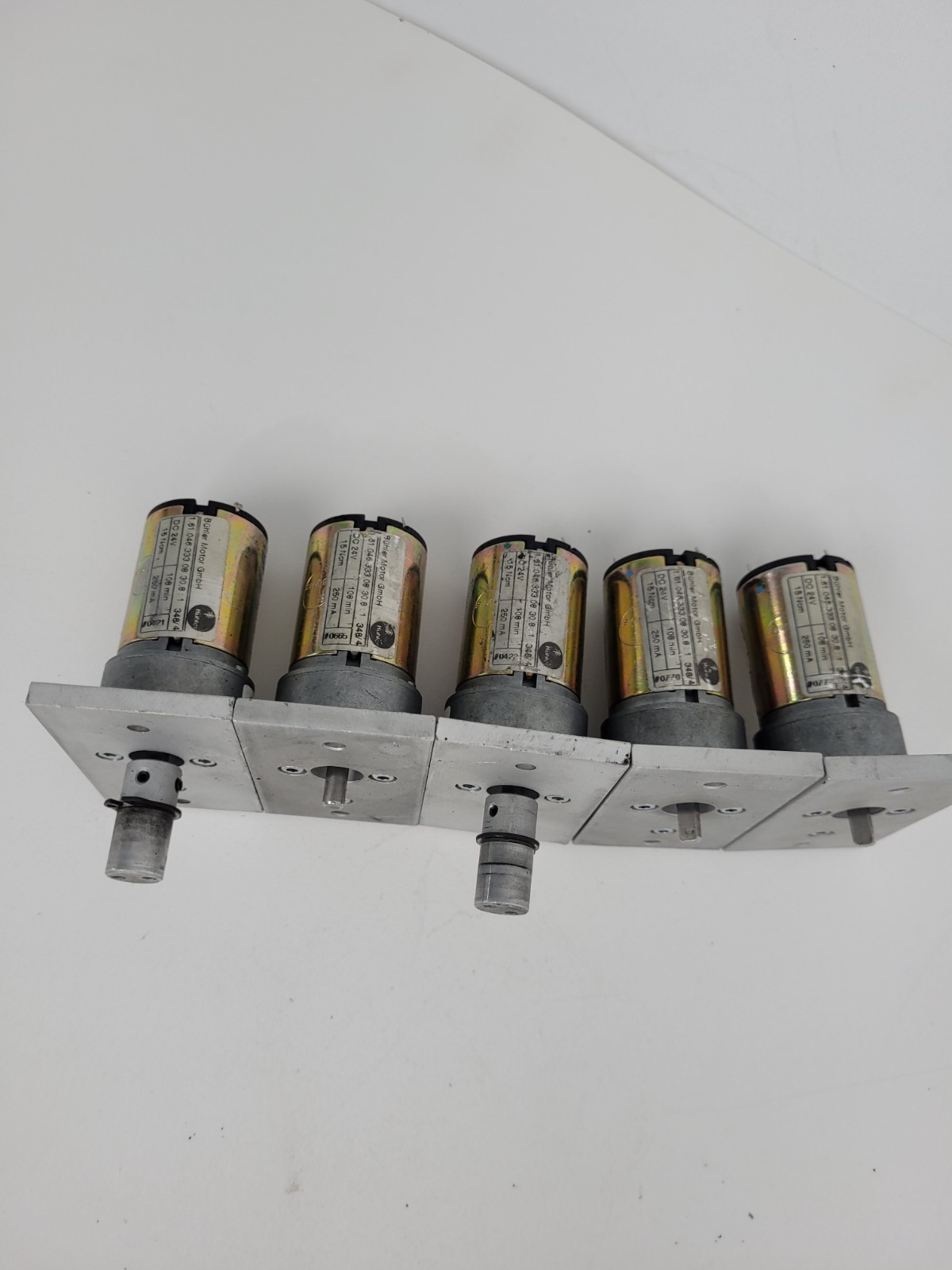 (Lot of 5) 1.61.046.333.08 Buhler DC Gear Motor 24VDC - Next Day Option