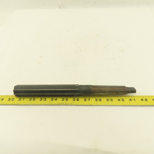 1-1/8" Straight 10 Flute Reamer Morse Taper MT3 Shank 6" Flute Length
