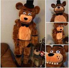 Five Nights at Freddy's FNAF Freddy Fazbear Mascot Costume Cartoon Mascot Custom