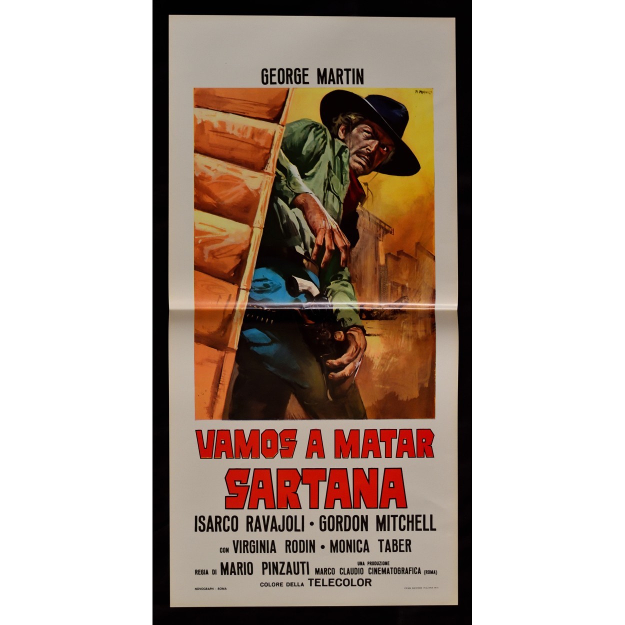 Locandina originale film VAMOS A MATAR SARTANA (1971) - Regia di Mario Pinzauti