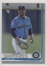 2019 Topps Chrome Image Variation Justus Sheffield #110 Rookie RC nd3