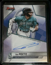 ‘25 Bowman's Best Tai Peete Best of 2025 Autograph #B25-TP Mariners MLB
