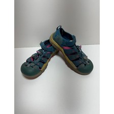 Keen Newport H2 Sandals Youth Sz 5 Blue Pink Slip On Girls Outdoor Hiking