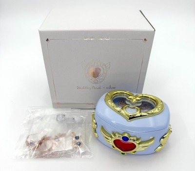 Wedding Peach Jewelry Box Saint Something Four Clue Ring Earring Necklace Set