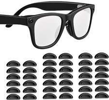 Compatible with Ray Ban Meta Nose Pads,20Pairs Black Compatible with Rayban Meta