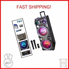 Befree Sound Dual 10 Inch Subwoofer Bluetooth Portable Party Speaker with Sound