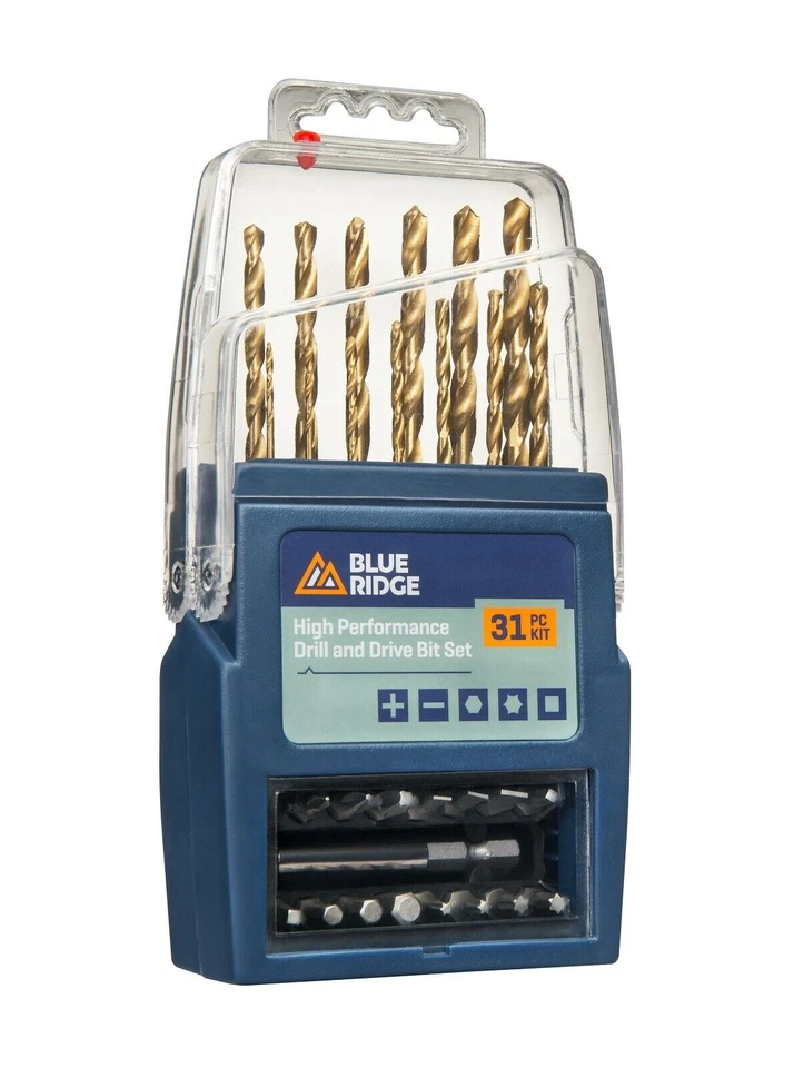 Blue Ridge 31pc High Performance Drill and Drive Bit Set (BR9203U)