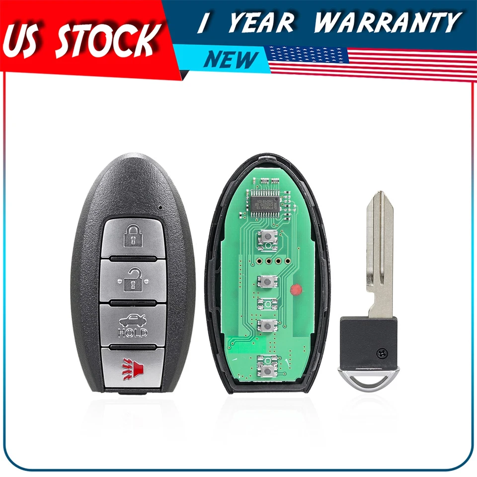 2x Llavero de coche remoto para Nissan Sentra Versa 2013 2014 2015-2019 CWTWB1U840 Foto 2 de 4